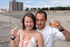Kevin Digby and Jenni Hebden celebrate their purchase