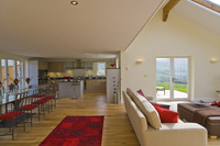 Garden party at luxury new homes development