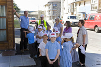 On site with Marlborough Street School