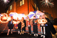 Fireworks fantasia at Wilford Place