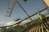 Timber frame's up for the Carbon Challenge