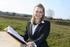 Helen Fairclough, now Senior Land Manager, surveys more land for Miller Homes