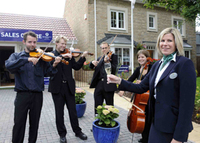 Cheerful tunes as Barratt opens the doors to Page Court