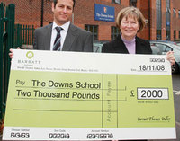 Barratt donates £2000 to Compton school