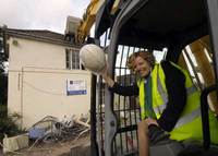 Former pupil gets school demolition underway