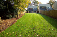 New homes with fully grown gardens