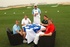 Ernie Els and celebrities in Dubai Sports City