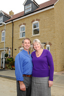Couple move up in the world - literally