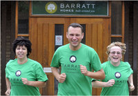 Barratt staff go on the run for charity