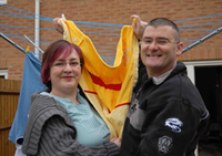 Home and dry thanks to washing line hunt