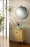 Ambiance Bain Mini 1 in Beech finish with Kristal basin
