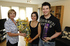 Elaine Rawcliffe with Liz and Adam Ross