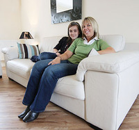The Howard's are happy in their new Wigan home
