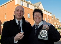 Full steam ahead for couple’s new home