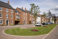 Innovative new homes in a traditional village square