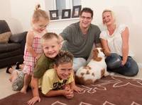 Family of five move into home ownership
