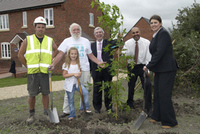 David Bellamy adds the finishing touches to development