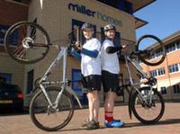 On your bikes says Miller Homes
