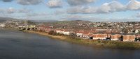 River views and rolling hills 