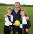 Paul Reaney and grandsons
