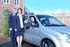 (Left to right) George Wimpey Midlands Sales Executives with purchasers (in car) Neil Dugmore and Karen McGorie.