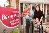 Family move to larger home with Barratt