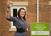 Somerton Court leaves first time buyer flying high
