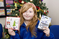 Youngster wins David Wilson Christmas card competition