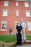 Helen and Paul in front of their new three-storey family home