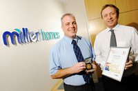 Prestigious award for Miller Homes site manager