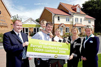 Barratt Southern counties Celebrates 1000th completion
