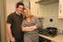 Sarah Ebbitt and Gary Carrigan now happily settled into their first home at Bloor Homes Castle Court development in Astwood Bank
