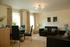The lounge in the Hopwood apartment
