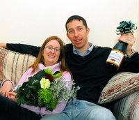 Newly weds celebrate new start