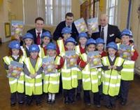 Bellway encourages site safety for children in Romford