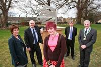 Harlow MP unveils new sculptures