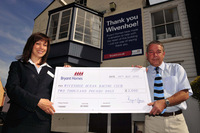 Bryant makes donation to Wivenhoe British Legion