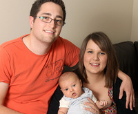 The perfect setting for a new family of three