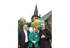 Barratt Sheffieldâ€™s sales director, Steve Price, Church Gateâ€™s sales negotiator, Wendy Spink and the Rev. Peter Needham, get ready to start the fund raising event for the Brierley village church