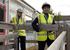 Caeli Rutherford, left, and Cheryl Hobbs start work on Barratt Homes new site at Thornbury
