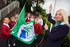 Barratt donates flagpole to Bridgend school