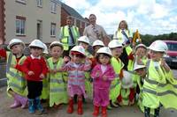 Swansea children take special tour of development