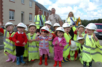 Children take special tour of development