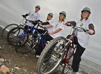 Barratt graduates get on their bikes for school