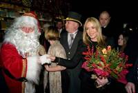 Patsy Kensit lights up Burlington Arcade this Christmas