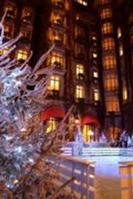 Dressed for ice and icing at the Plaza Athénée