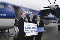 VLM Airlines and London City Airport celebrate four million passengers