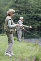 Fishing for ladies at the Arundell Arms