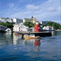 Room with a view in the Norwegian town of Ålesund