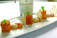 Gourmet food and wine is on the house